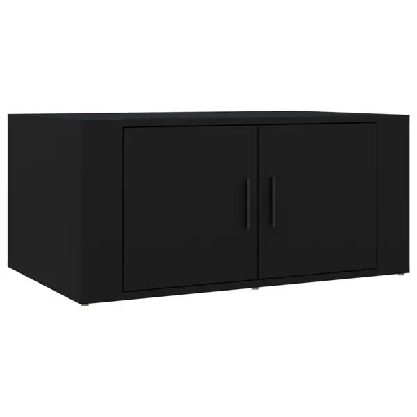 vidaXL Soffbord svart 80x50x36 cm konstruerat trä Nyhet