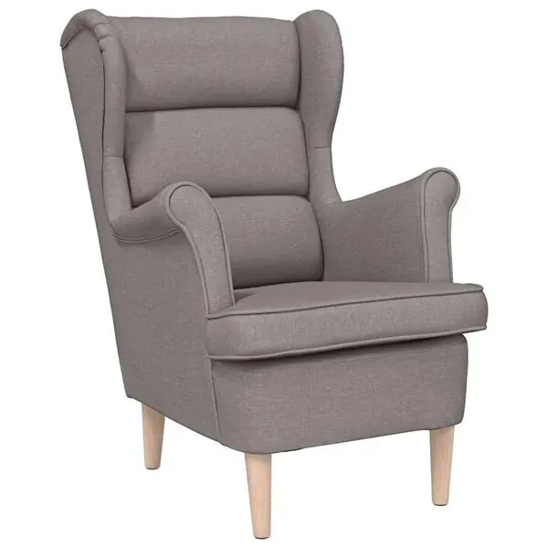 Rabatt vidaXL Fåtölj taupe 74x84x100 cm tyg