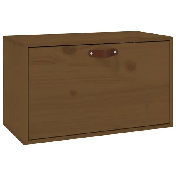 risnedsättning vidaXL Väggskåp honungsbrun 60x30x35 cm massiv furu