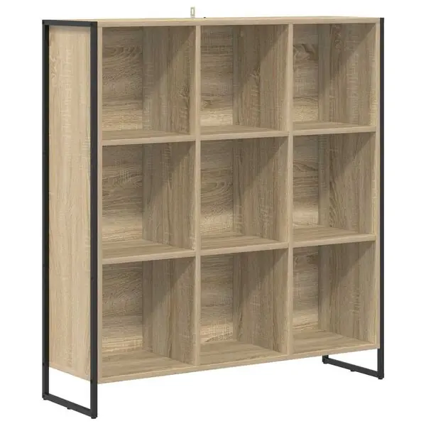 Begränsat antal vidaXL Bokskåp Sonoma 99.5 x 30 x 108.5 cm Konstruerat trä