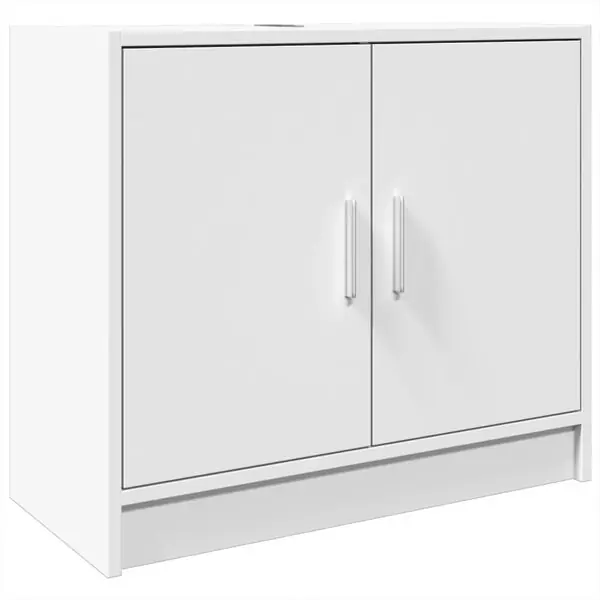 Begränsad tid vidaXL Tvättställsskåp vit 63x29x55 cm konstruerat trä