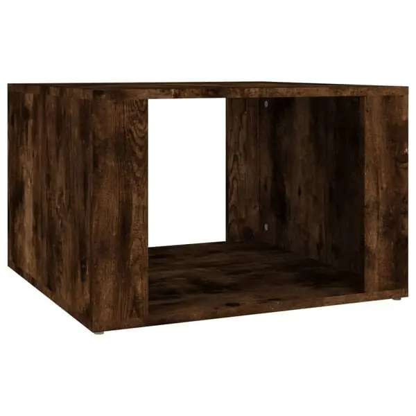 vidaXL Sängbord rökfärgad ek 57x55x36 cm konstruerat trä Populär