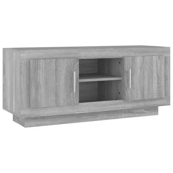 Rabatt vidaXL Tv-bänk grå sonoma 102x35x45 cm konstruerat trä