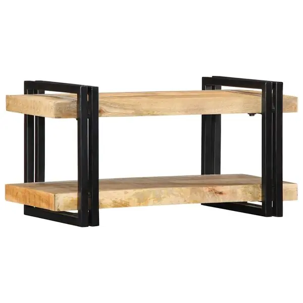 vidaXL Vägghylla 70x33x35 cm massiv mango i grovt trä Nedsatt pris