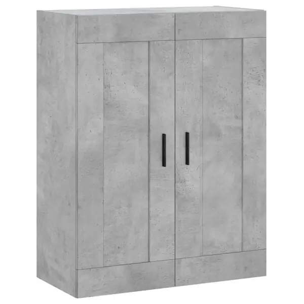 Beställ idag vidaXL Väggskåp betonggrå 69,5x34x90 cm konstruerat trä