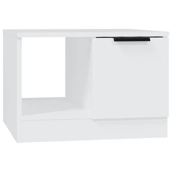 vidaXL Soffbord vit 50x50x36 cm konstruerat trä Snabb leverans