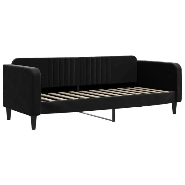 Nedsatt pris vidaXL Dagbädd svart 80x200 cm sammet