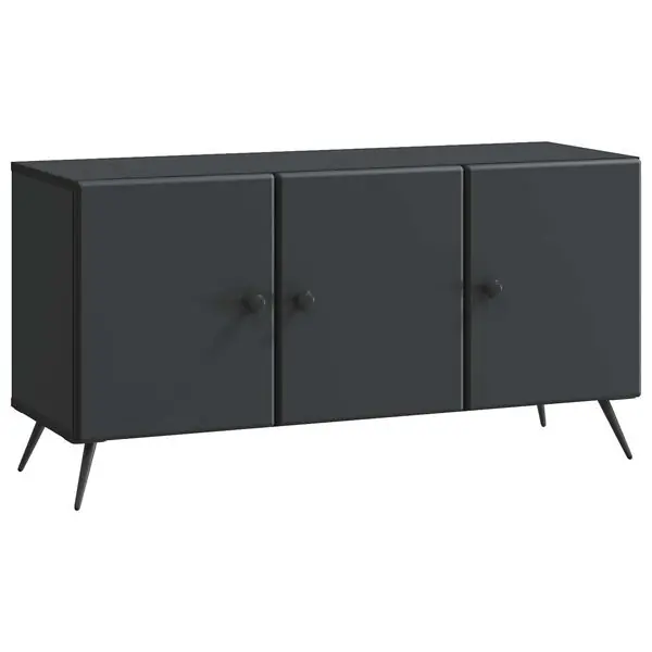 Fynd vidaXL TV-skåp Svart 99 x 34,5 x 50 cm Konstruerat trä