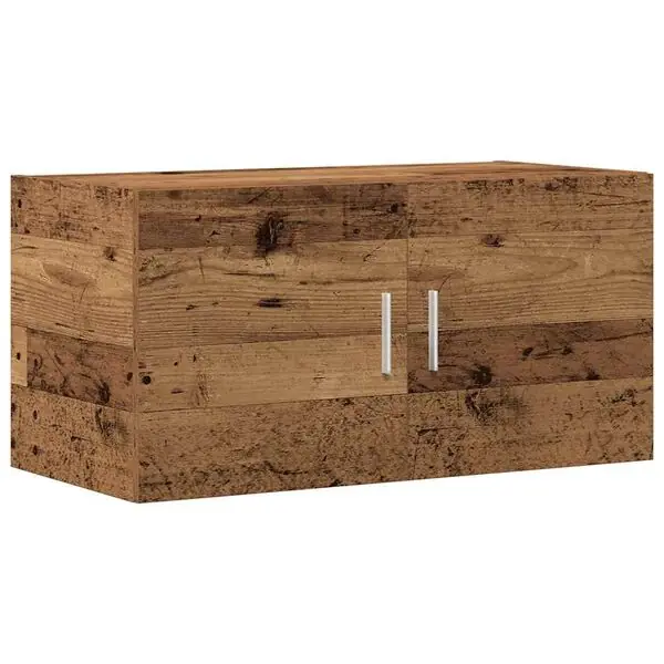 vidaXL Väggskåp åldrat trä 80x39x40 cm konstruerat trä Fri frakt