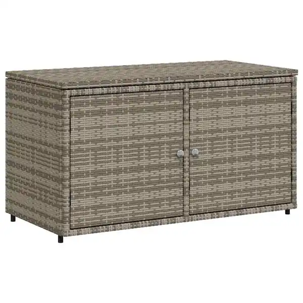 Rabatt vidaXL Trädgårdsskåp grå 110x55x60,5 cm konstrotting