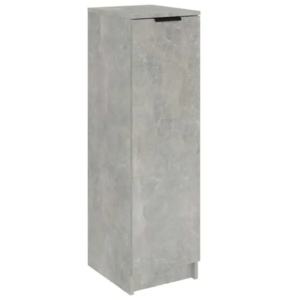 Fynd vidaXL Skoskåp betonggrå 30x35x100 cm konstruerat trä
