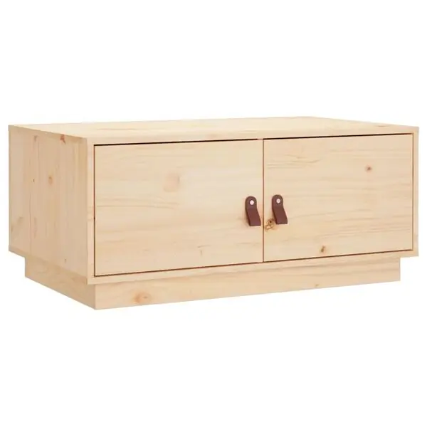 vidaXL Soffbord 80x50x35 cm massiv furu Extra rabatt