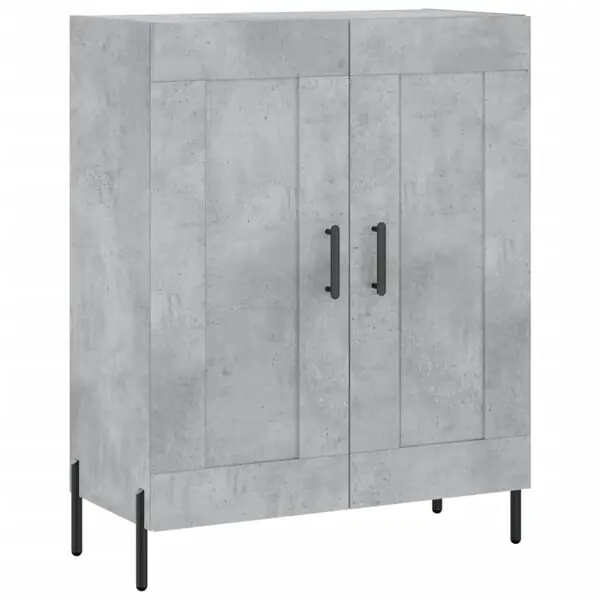 Rabatter vidaXL Skänk betonggrå 69,5x34x90 cm konstruerat trä