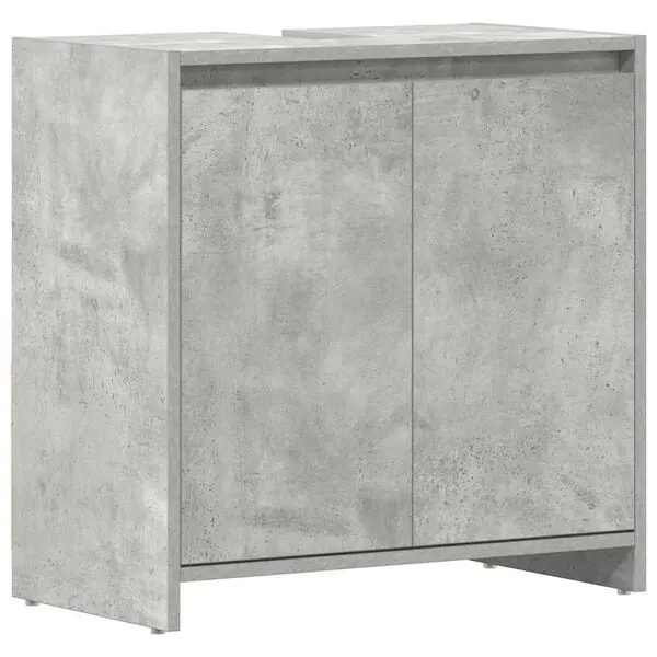 Fynd vidaXL Badrumsskåp betonggrå 60x33x61 cm konstruerat trä