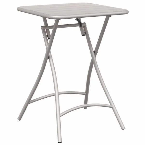 Endast denna vecka vidaXL Bistrobord Beige 55 x 55 x 72,5 cm Pulverlackerad stål