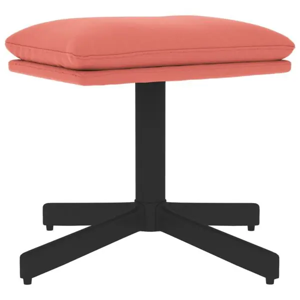 risnedsättning vidaXL Fotpall rosa 60x60x36 cm sammet