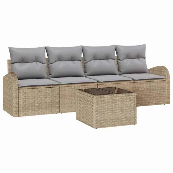 Kampanjpris vidaXL Trädgårdsoffset Beige 55 x 55 x 37 cm konstrotting