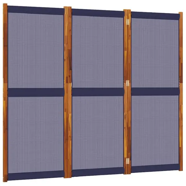 Fri frakt vidaXL Rumsavdelare 3 paneler mörkblå 210x180 cm