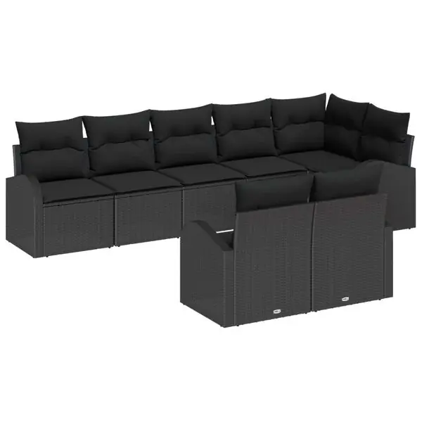 Erbjudande vidaXL Trädgårdsoffset 8 pcs konstrotting