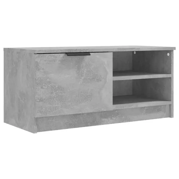 vidaXL Tv-bänk betonggrå 80x35x36,5 cm konstruerat trä Snabb leverans