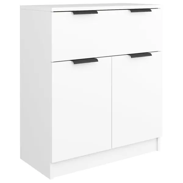 vidaXL Skåp vit 60x30x70 cm konstruerat trä Sänkt pris