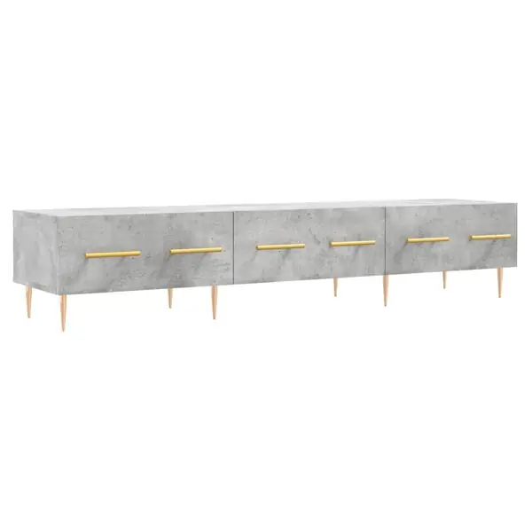 Snabb frakt vidaXL Tv-bänk betonggrå 150x36x30 cm konstruerat trä