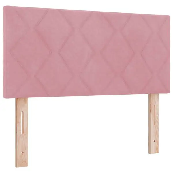vidaXL Huvudgavel Rosa 100 cm Sammet Billigare