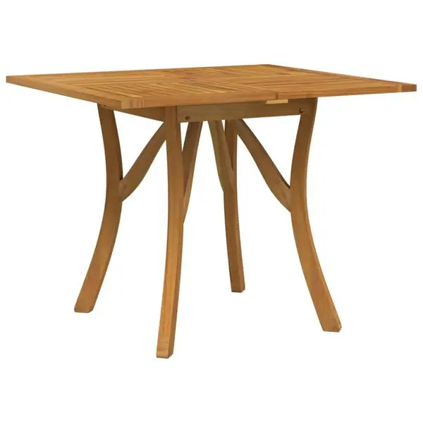 vidaXL Trädgårdsbord 85x85x75 cm massivt akaciaträ Fynd