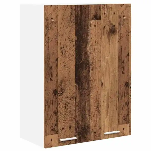 vidaXL Hängande skåp Gammalt trä 60 x 31 x 80 cm Konstruerat trä Lägg i varukorgen