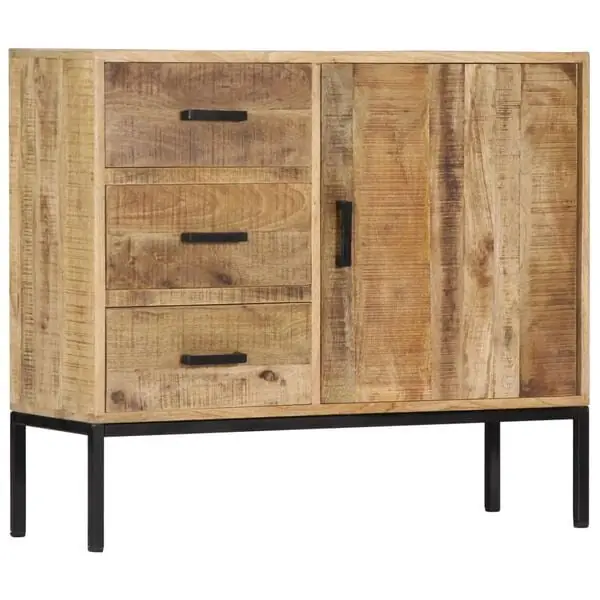 vidaXL Skänk 88x30x71 cm massivt mangoträ Rabatt
