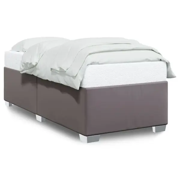 vidaXL Sängram grå 80x200 cm konstläder Sänkt pris