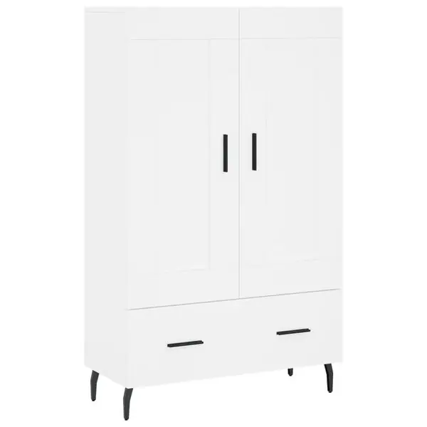 vidaXL Högskåp vit 69,5x31x115 cm konstruerat trä Extra rabatt