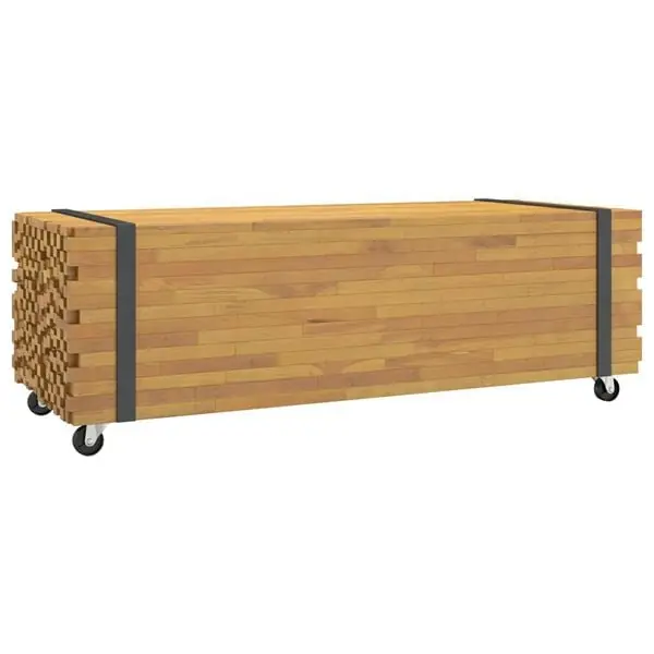 Begränsad tid vidaXL Soffbord 110x45x35 cm massiv teak