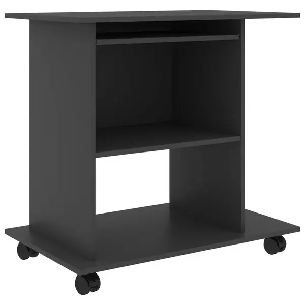 Beställ nu vidaXL Datorbord grå 80x50x75 cm konstruerat trä