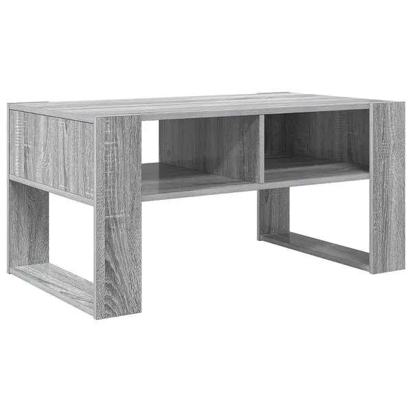 Extra rabatt vidaXL Kaffeebord Grå Sonoma 92 x 53 x 45 cm Konstruerat trä