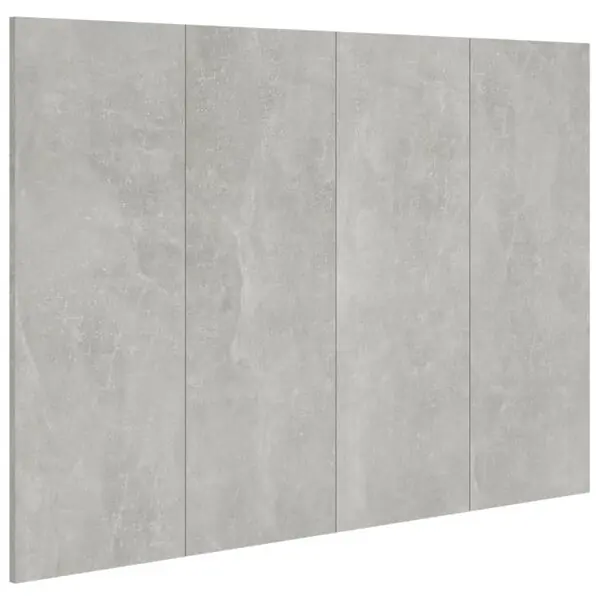 vidaXL Sänggavel betonggrå 120x1,5x80 cm konstruerat trä Trygg betalning