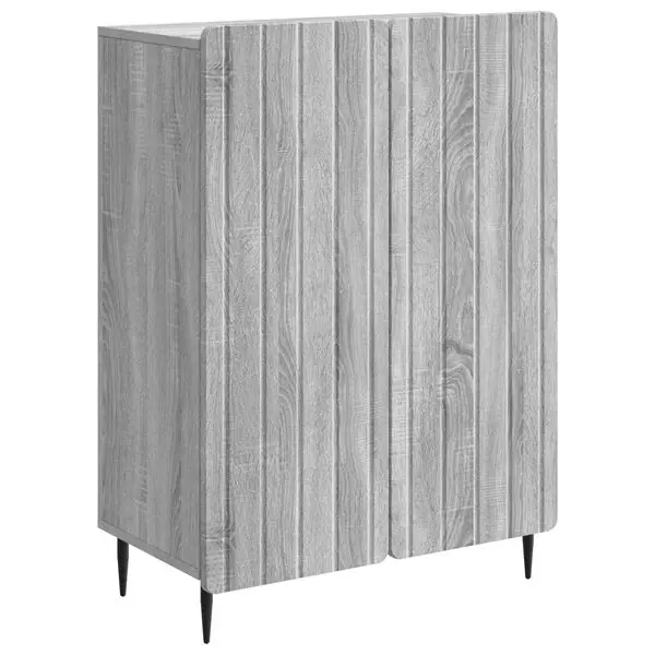 vidaXL Sideboard Grå sonoma-ek 66 x 34,5 x 92 cm Konstruerat trä Handla nu
