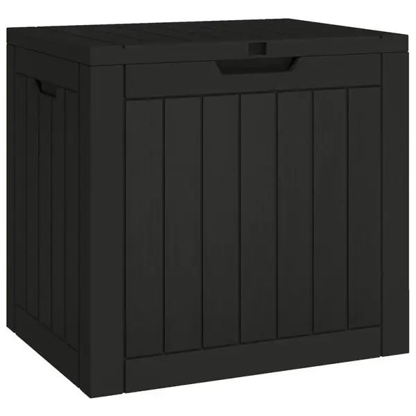 Rabatter vidaXL Dynbox svart 55,5x43x53 cm polypropen