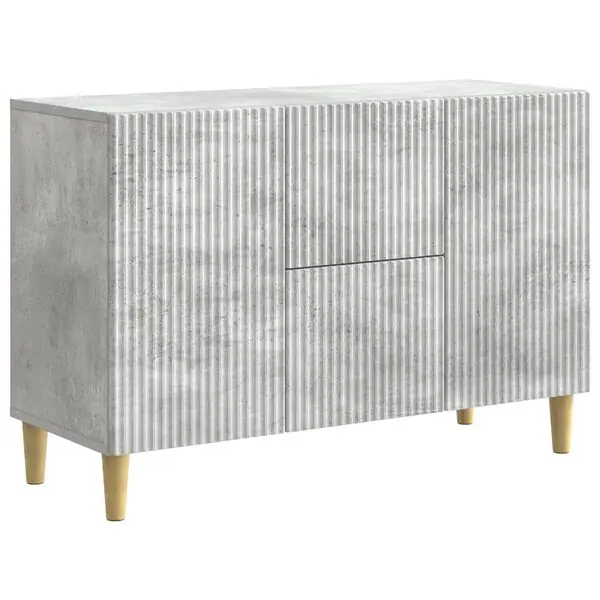 Beställ nu vidaXL Sideboard med låda Betonggrå 89 x 34,5 x 60 cm Konstruerat trä
