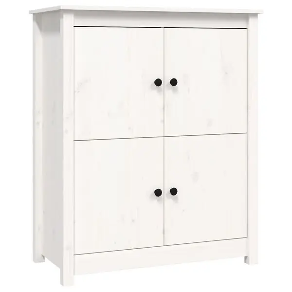 Handla nu vidaXL Skänk vit 83x41,5x100 cm massiv furu