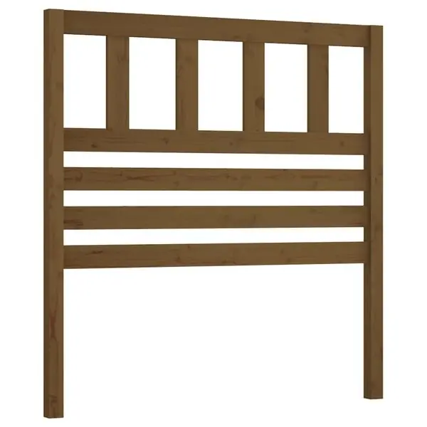 Bästa pris vidaXL Sänggavel honungsbrun 81x4x100 cm massiv furu