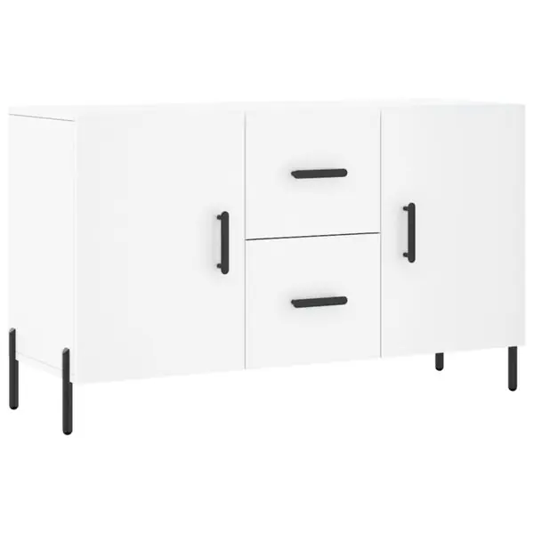 vidaXL Skänk vit 100x36x60 cm konstruerat trä Bästa pris