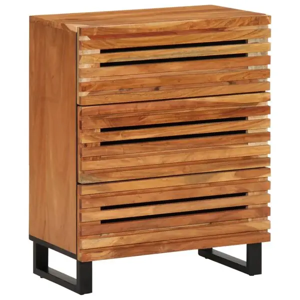 vidaXL Skänk 60x34x75 cm massivt akaciaträ Beställ nu