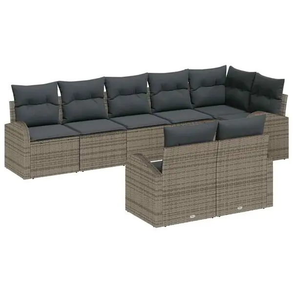 Beställ nu vidaXL Trädgårdsoffset 8 pcs konstrotting