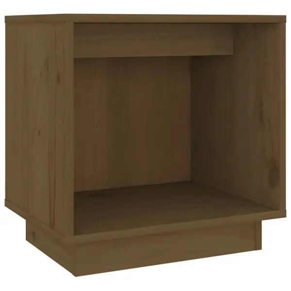 Fynd vidaXL Sängbord honungsbrun 40x30x40 cm massiv furu