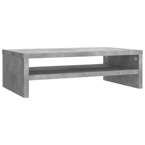 vidaXL Skärmställ betonggrå 42x24x13 cm konstruerat trä Billig