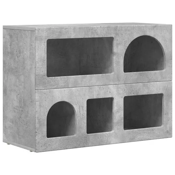 vidaXL Sideboard Betonggrå 80,5 x 35 x 59 cm Konstruerat trä Handla nu
