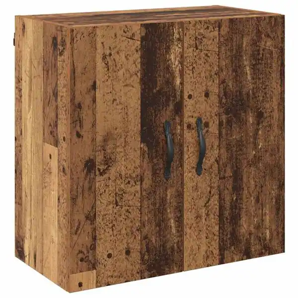 vidaXL Väggmonterat skåp Gammalt trä 60 x 31 x 60 cm Konstruerat trä Köp online
