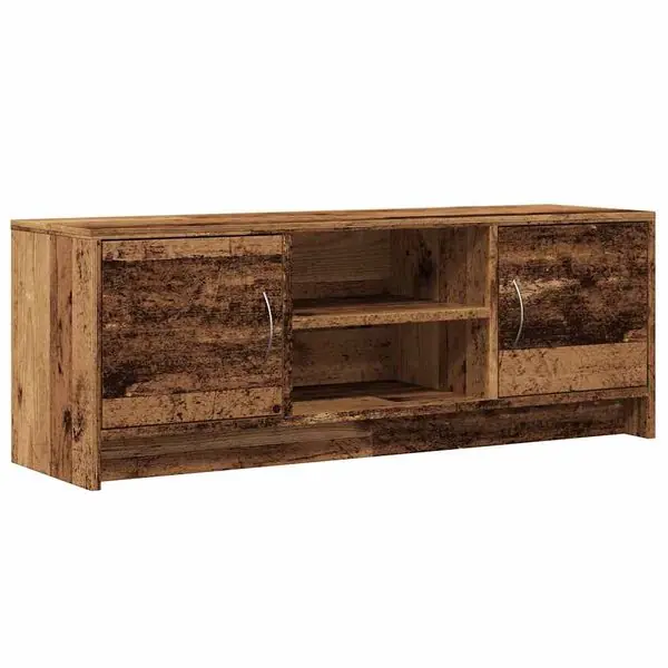 Lägg i varukorgen vidaXL Tv-bänk åldrat trä 102x30x37,5 cm konstruerat trä