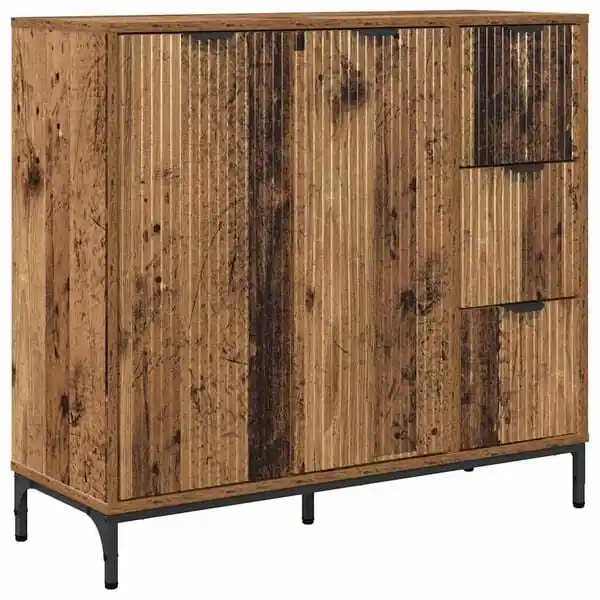 Köp online vidaXL Sideboard Gammalt trä 89,5 x 33 x 82 cm Konstruerat trä